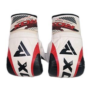 RDX Youth Kids 6oz Boxing Kickboxing Training Sparring White Gloves Giant Inside